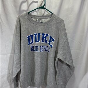 Gray Duke Blue Devils Men's Sweater